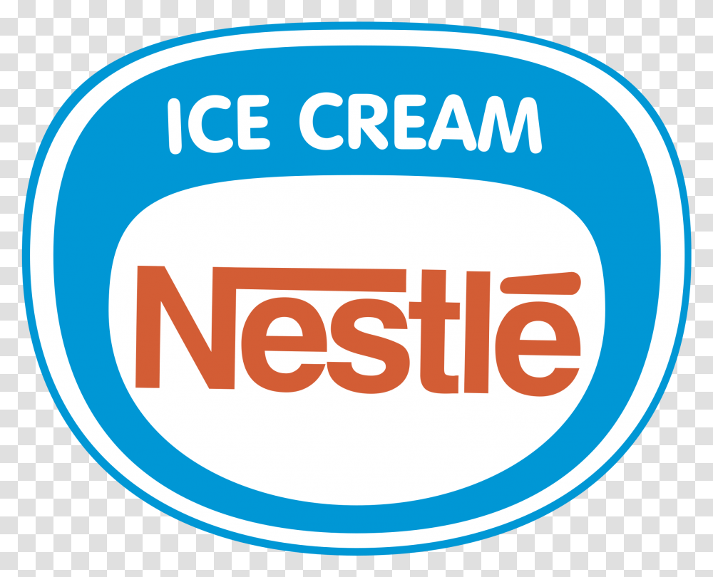 Nestle Ice Cream Logo Nestle Ice Cream Logo, Label, Sticker Transparent Png
