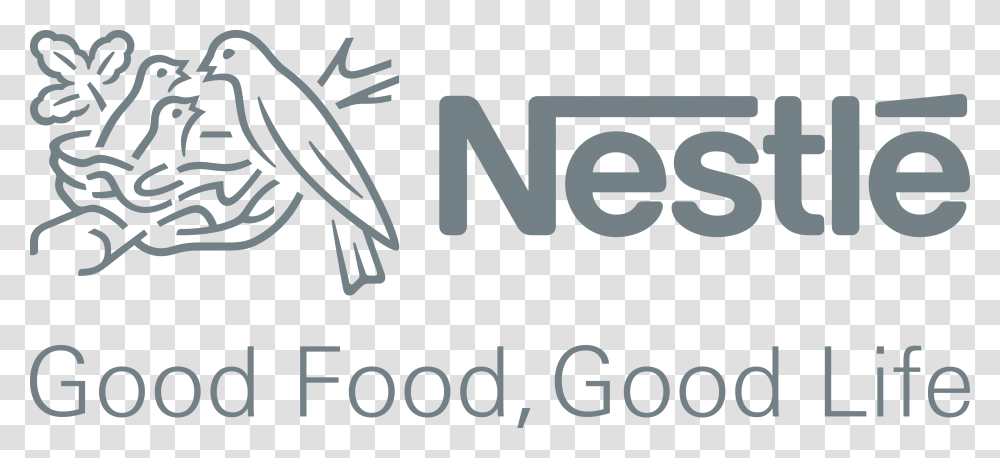 Nestle Logo Nestle Good Food Good Life Logo, Word, Alphabet, Handwriting Transparent Png