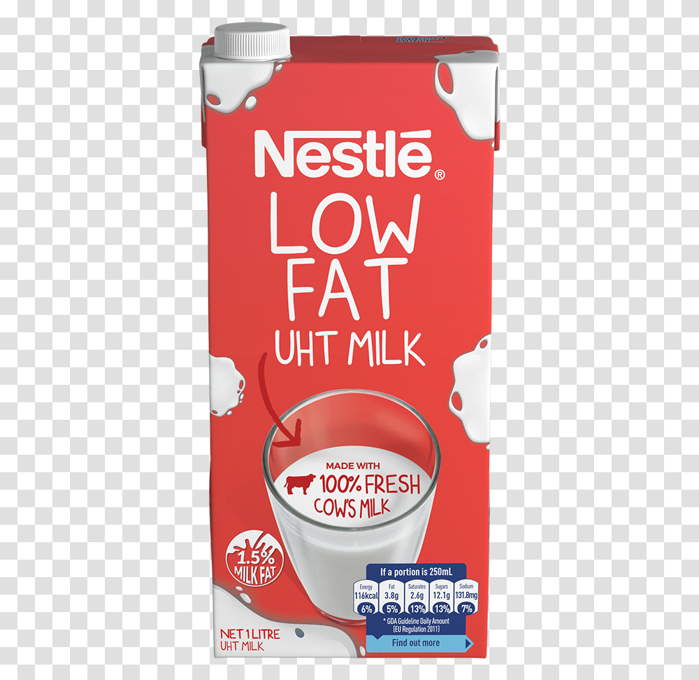 Nestle Low Fat Uht Milk, Poster, Advertisement, Flyer, Paper Transparent Png