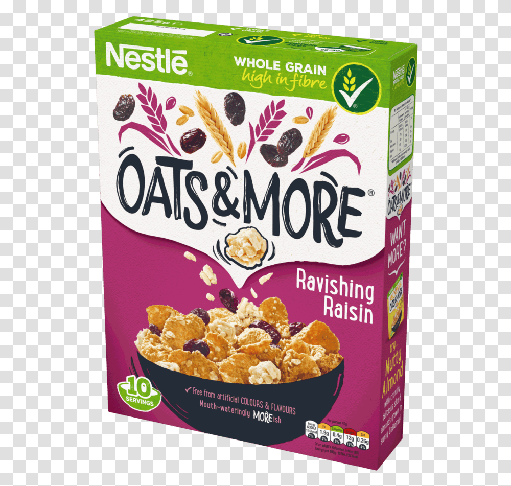 Nestle Oats And More, Food, Snack, Popcorn, Breakfast Transparent Png