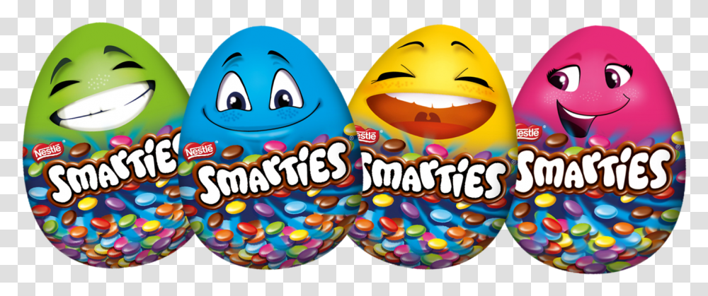 Nestle Smartie Funny Eggs Smarties Egg, Food, Sweets, Confectionery, Candy Transparent Png