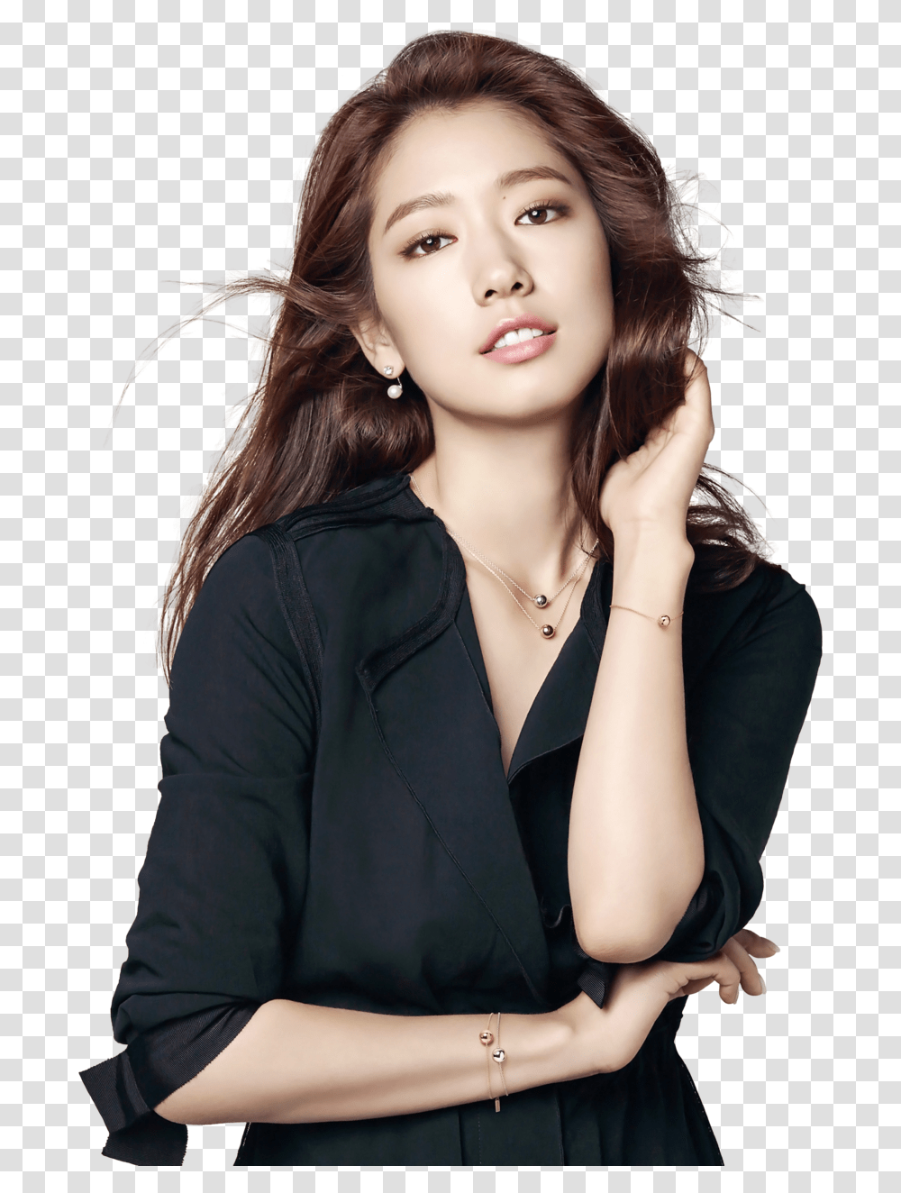 Net High Quality Park Shin Hye Photoshoot, Person, Female, Pendant, Face Transparent Png