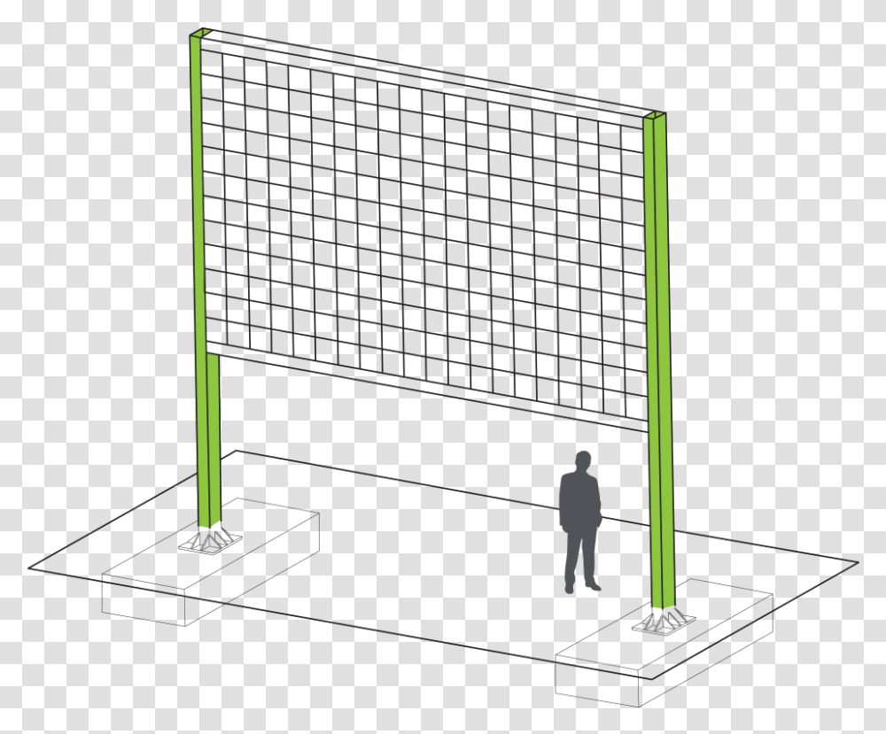 Net, Person, Human, Fence, Barricade Transparent Png