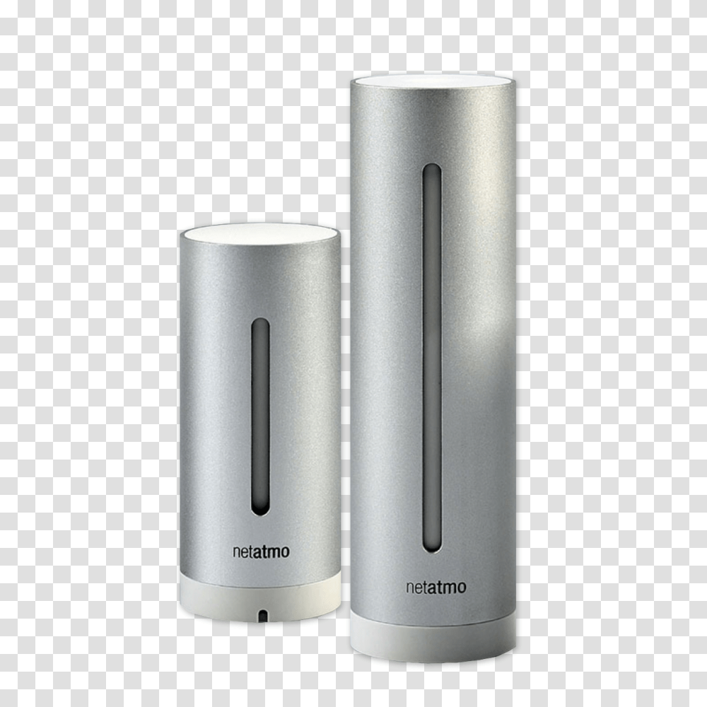 Netatmo Weather Station For Iphone Ipad And Android Danholt, Cylinder, Shaker, Bottle, Steel Transparent Png