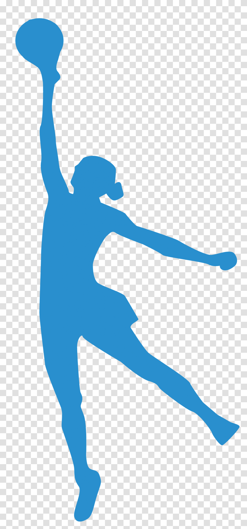 Netball Clipart, Silhouette, Person, People, Leisure Activities Transparent Png