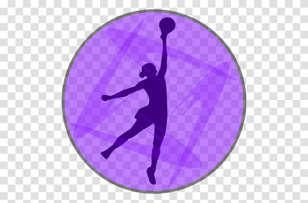 Netball Lilac Clip Art At Clker Netball, Person, Sphere, Leisure Activities, Light Transparent Png
