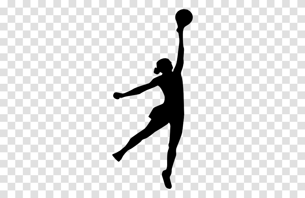 Netball Player Clipart Clip Art Images, Silhouette, Person, Leisure Activities, Duel Transparent Png