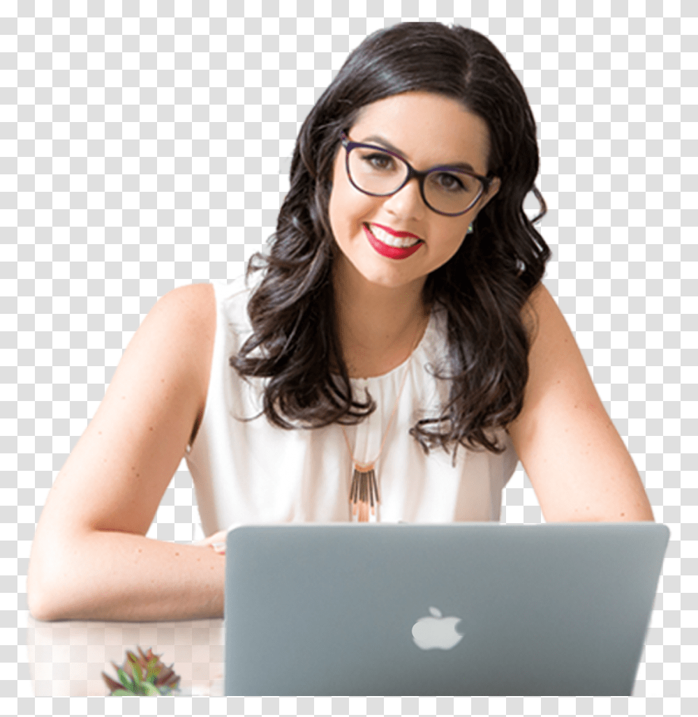 Netbook, Person, Pc, Computer, Electronics Transparent Png