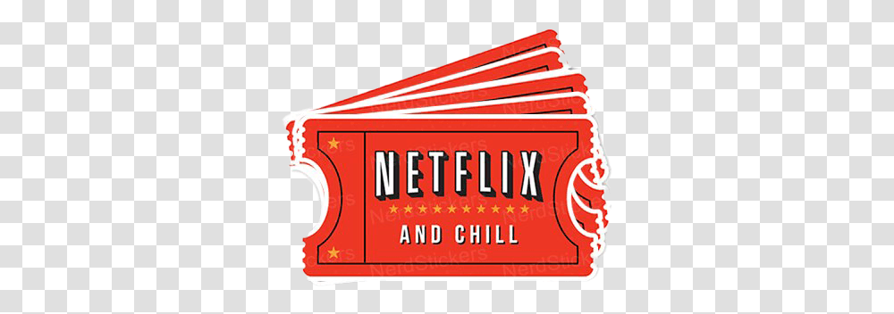 Netflix And Chill Image Arts Horizontal, Text, Label, Paper, Word Transparent Png