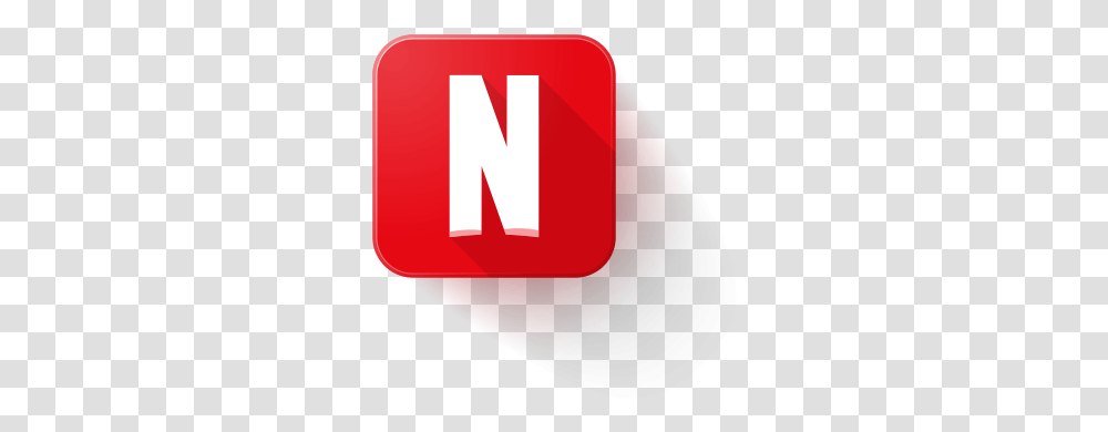Netflix N Logo Netflix Logo N, First Aid, Hand, Text, Alphabet Transparent Png