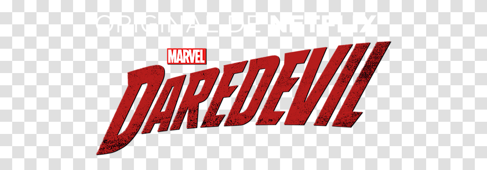 Netflix Original Series Clipart Marvel Daredevil Logo, Word, Text, Poster, Advertisement Transparent Png