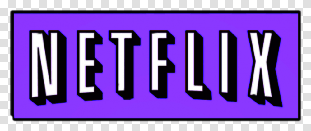 Netflix Purple Purplenetflix Purpleaesthetic Darkpurple Netflix, Number, Word Transparent Png
