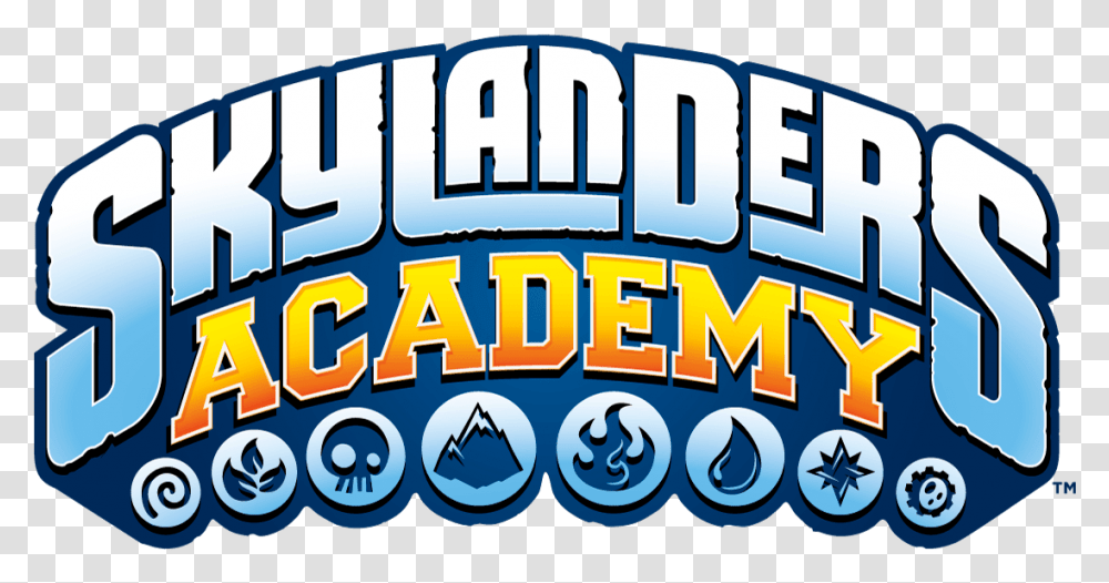 Netflix Skylanders Academy Skylanders Trap Team Logo, Word, Text, Meal, Food Transparent Png