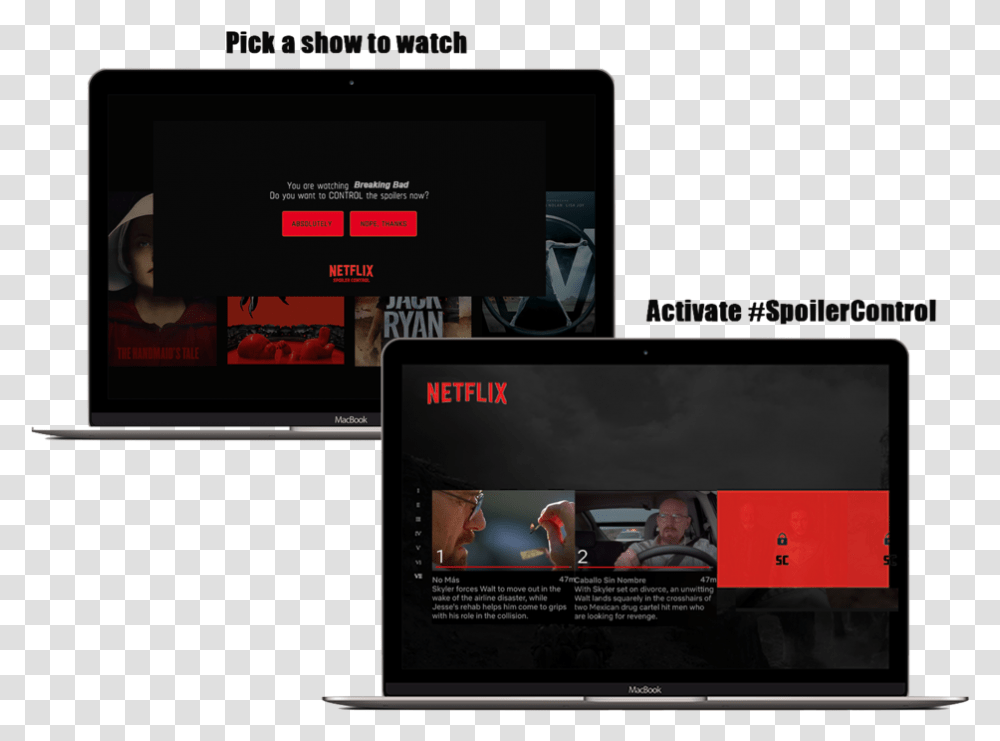 Netflix Spoiler Control Sharanya Tablet Computer, Person, Human, Monitor, Screen Transparent Png