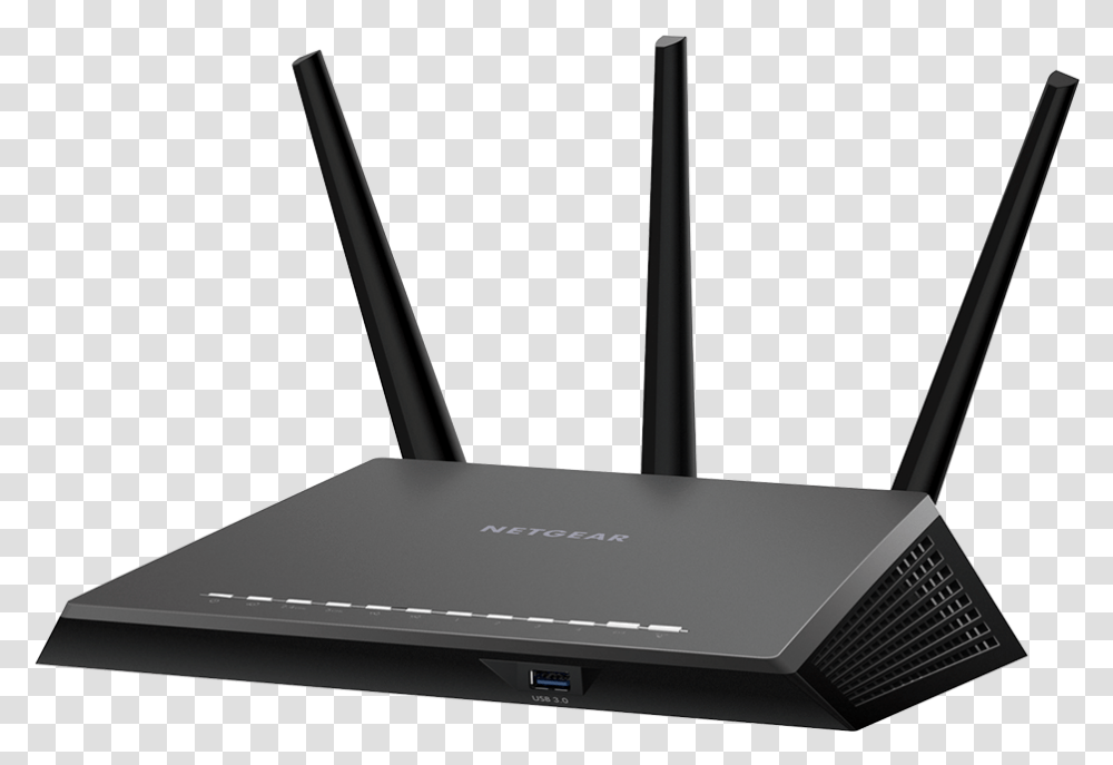 Netgear R7000, Router, Hardware, Electronics, Laptop Transparent Png