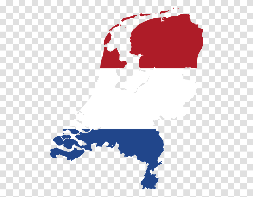 Netherlands Holland Dutch Country Europe Flag Netherlands Map With Flag, Plot, Diagram, Atlas Transparent Png