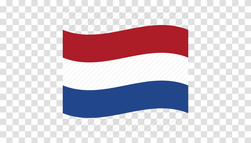 Netherlands Nl Red Waving Flag Icon, American Flag Transparent Png
