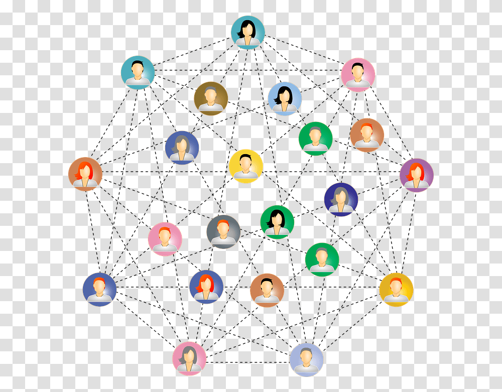 Network Clipart Business Networking People Connections, Accessories, Accessory, Pattern, Confetti Transparent Png