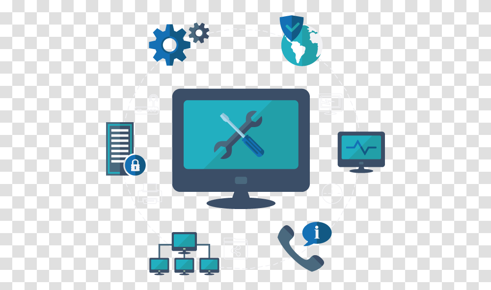 Network Clipart Information Technology Technology Infrastructure Icon, Electronics, Monitor, Screen, Computer Transparent Png