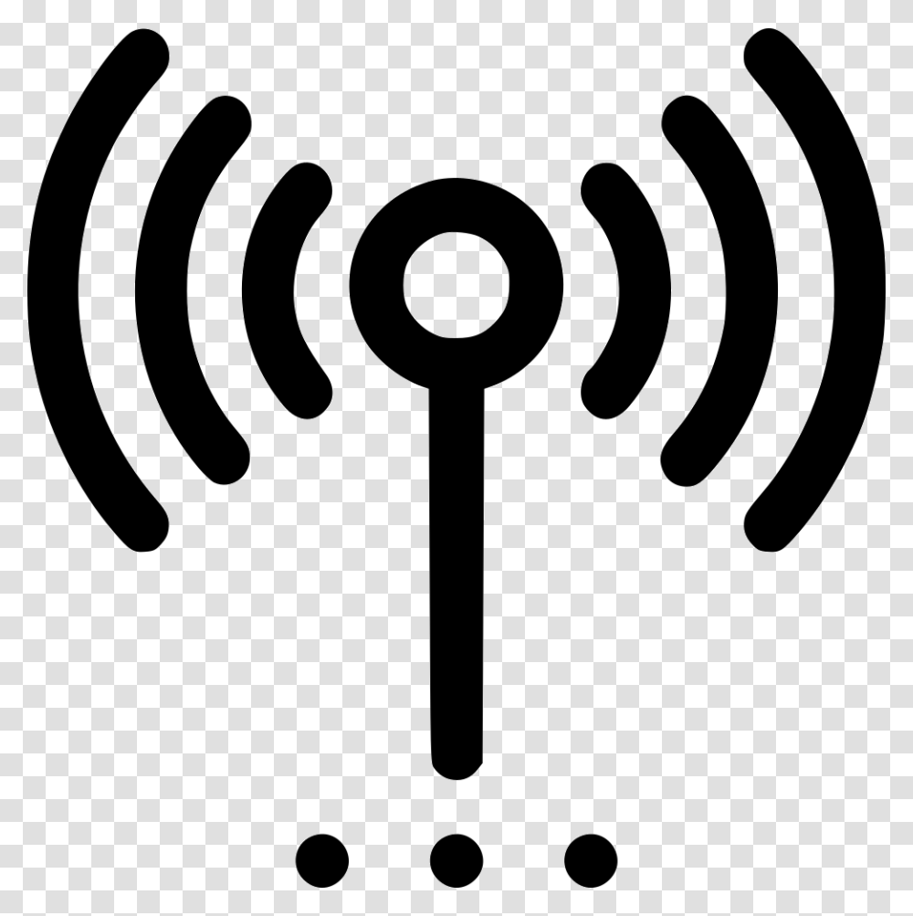 Network Clipart Network Wifi Radio Waves, Machine, Key, Silhouette Transparent Png