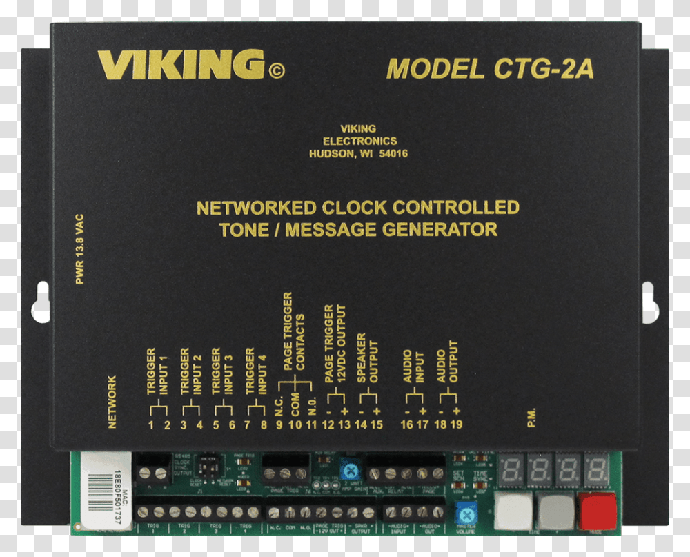 Networked Clock Controlled Tone Amp Message Generator Viking C 2000, Computer, Electronics, Scoreboard, Computer Hardware Transparent Png