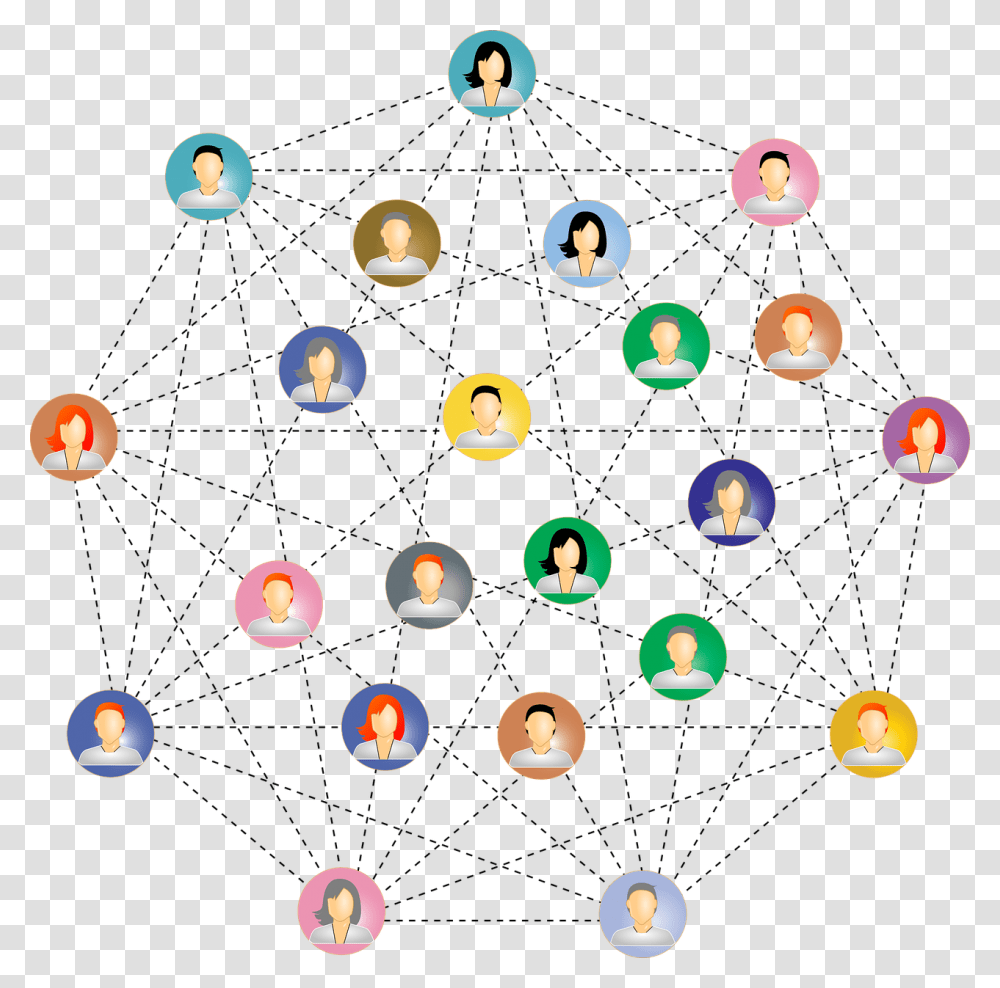 Networking Connections, Bubble, Soccer Ball, Football, Team Sport Transparent Png