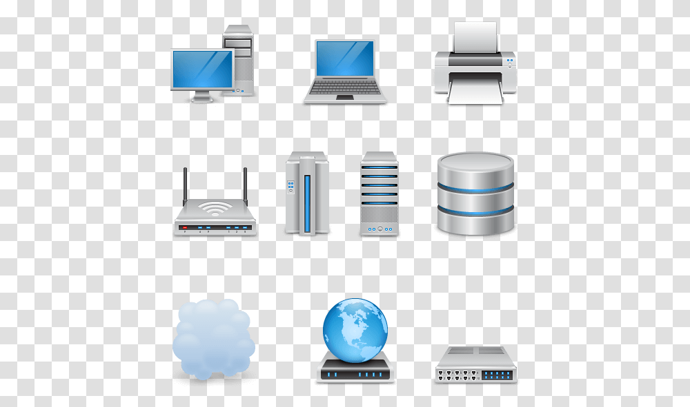 Networking Icon Pack By Webhostinggeeks Computer Network Icon Pack, Laptop, Pc, Electronics, Computer Keyboard Transparent Png