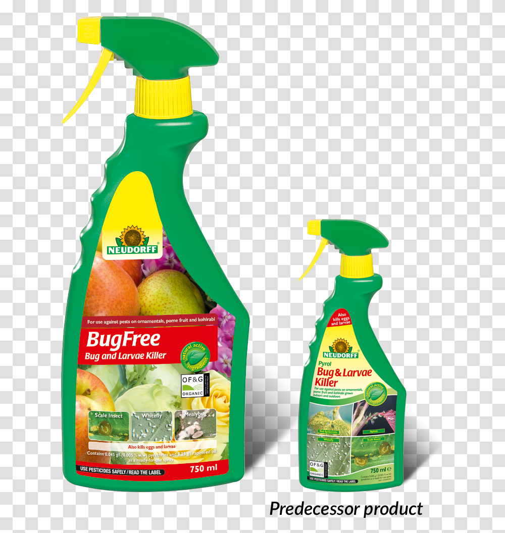 Neudorff Bug And Larvae Killer Download Neudorff Bugfree Bug And Larvae Killer, Tin, Can, Plant, Spray Can Transparent Png