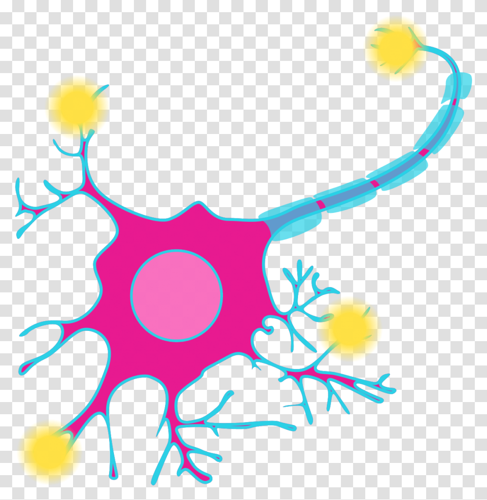 Neuron Cell Diagram, Pattern, Light Transparent Png