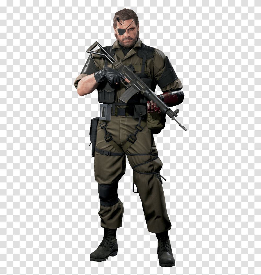 Neutralposevenomrender, Person, Military Uniform, Gun, Weapon Transparent Png