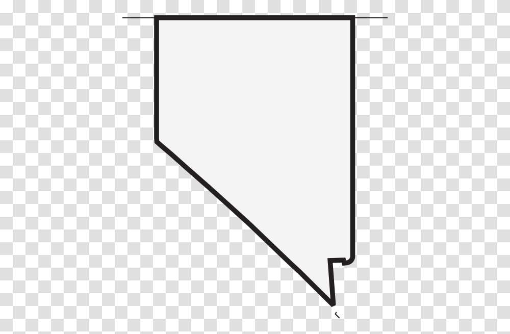 Nevada Us State White Clip Art, Triangle, Label, Mirror Transparent Png