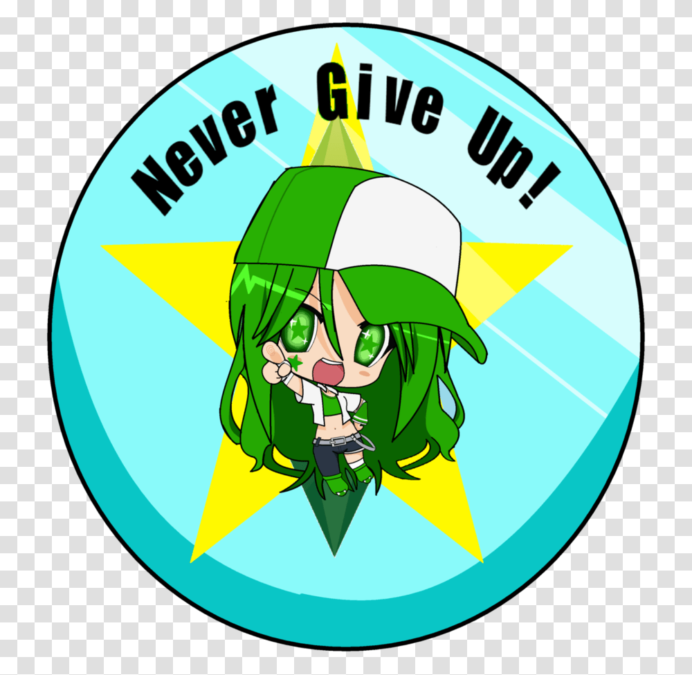 Never Give Up, Logo, Trademark, Recycling Symbol Transparent Png