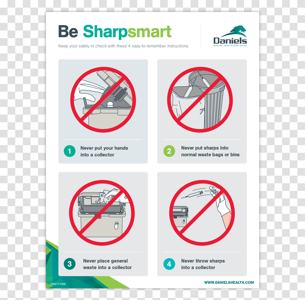 Never Put Your Hand In A Sharps Bin, Label, Plot Transparent Png