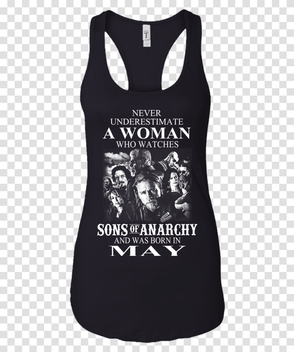 Never Underestimate A Woman Who Watches Sons Of Anarchy Sons Of Anarchy, Pillow, Cushion, Poster, Advertisement Transparent Png
