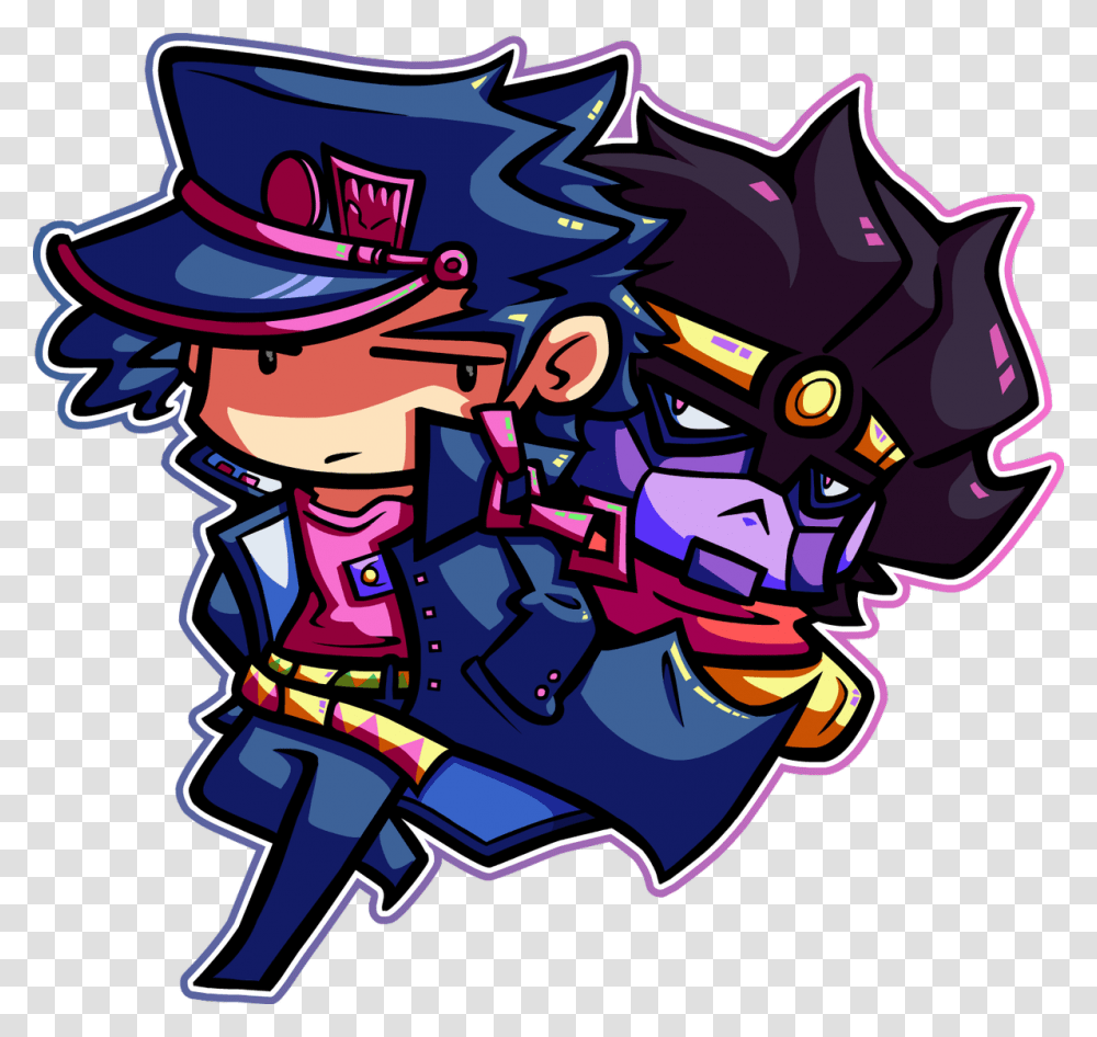 Nevercake On Twitter Jotaro And Star Platinum As Requested, Outdoors Transparent Png