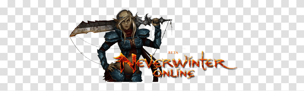 Neverwinter Online Free To Play Neverwinter, Person, Human, Poster, Advertisement Transparent Png
