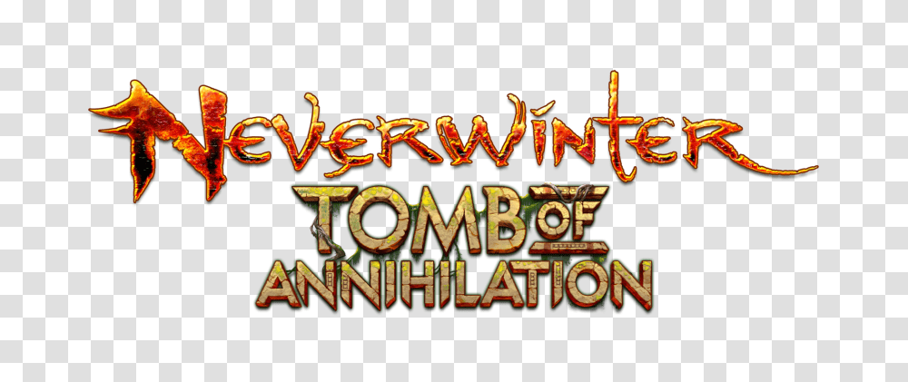 Neverwinter Tomb Of Annihilation Launches On Xbox One, Word, Lighting, Neon Transparent Png