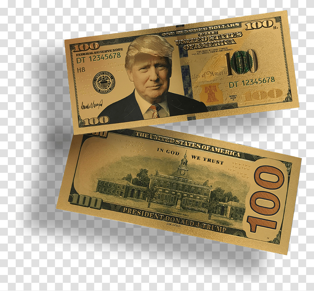 New 100 Dollar Bill, Person, Human, Money Transparent Png