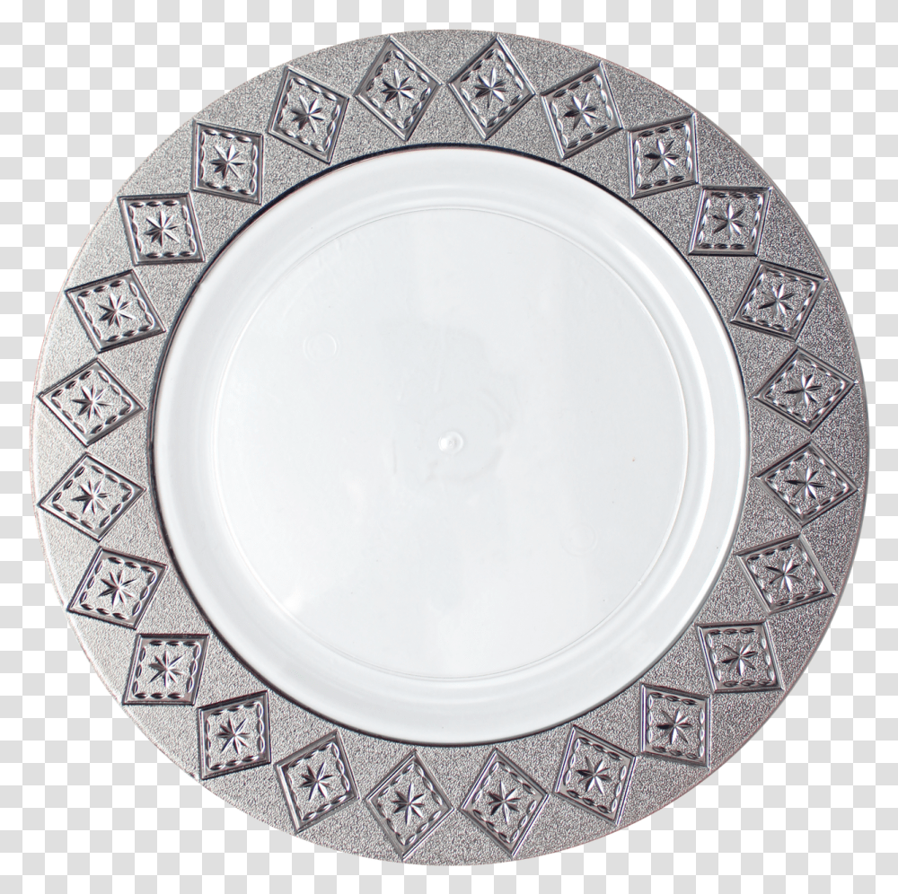 New 1025 Crushed White Silver Plastic Dinner Plates Plate, Porcelain, Art, Pottery, Dish Transparent Png