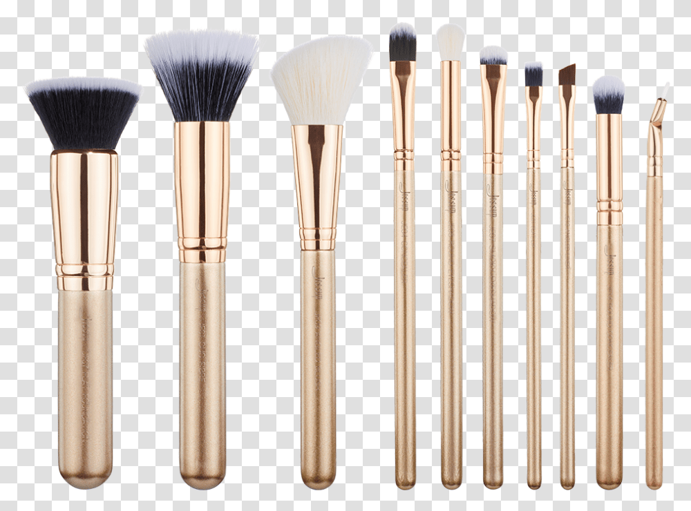 New 10pcs Best Makeup Brushes Set Jessup Eyeshadow Makeup Brush, Tool, Toothbrush Transparent Png