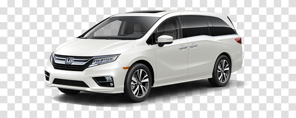 New 2019 Honda Odyssey Elite In White Diamond Pearl 2019 Honda Odyssey Elite White, Car, Vehicle, Transportation, Van Transparent Png