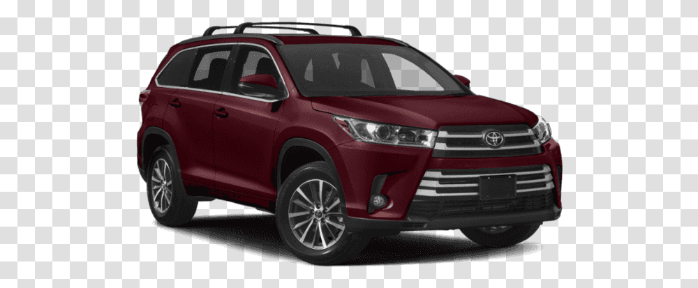 New 2019 Toyota Highlander Xle V6 Fwd 2018 Toyota Highlander Xle, Car, Vehicle, Transportation, Automobile Transparent Png