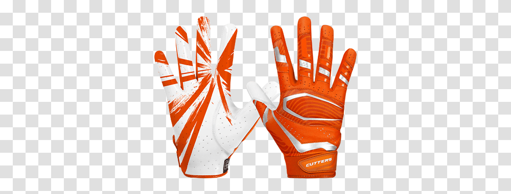 New 2021 Cutters Adult Receiver Lineman Football Gloves Cutter Wide Receiver Football Gloves, Clothing, Apparel Transparent Png