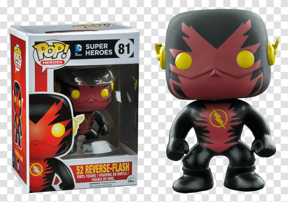 New 52 Reverse Flash Pop, Toy, Angry Birds, Robot Transparent Png