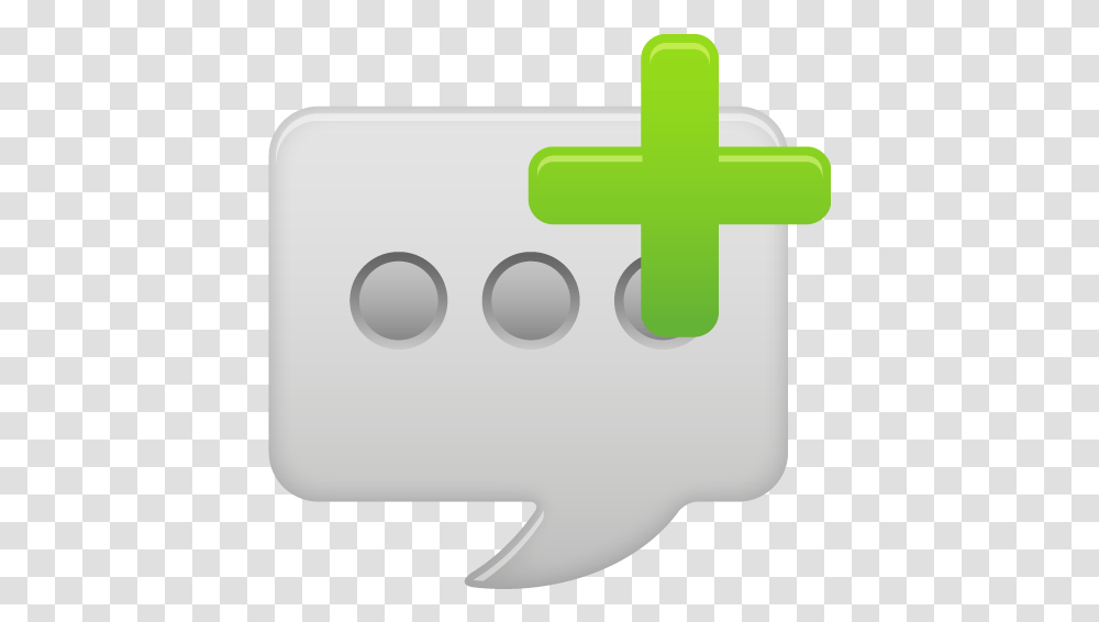 New Add Message Icon, Text, Cross, Symbol, Electrical Device Transparent Png