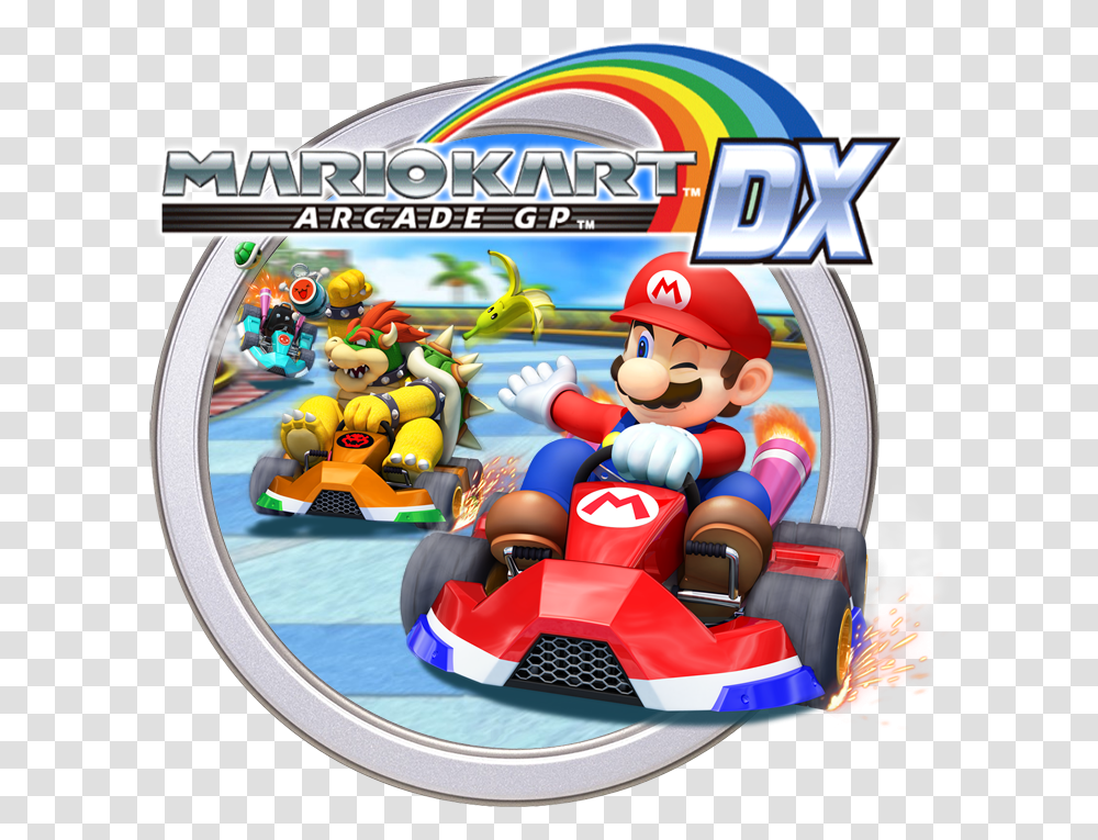New Alt Icons For Arcade Games Pao Pao Cafe Emuline Mario Kart Arcade Gp Dx, Vehicle, Transportation, Super Mario Transparent Png