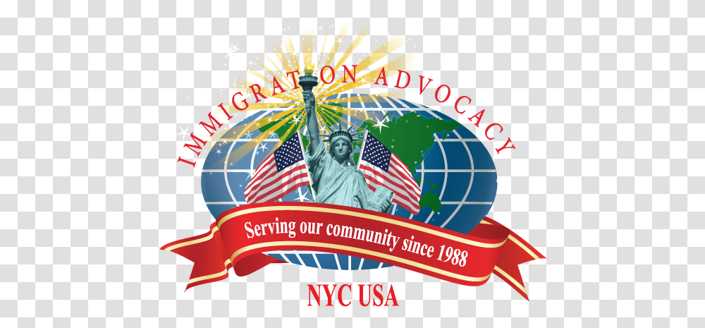 New Americans Give Thanks And Look Back Immigration Statue Of Liberty, Flag, Symbol, Person, Human Transparent Png
