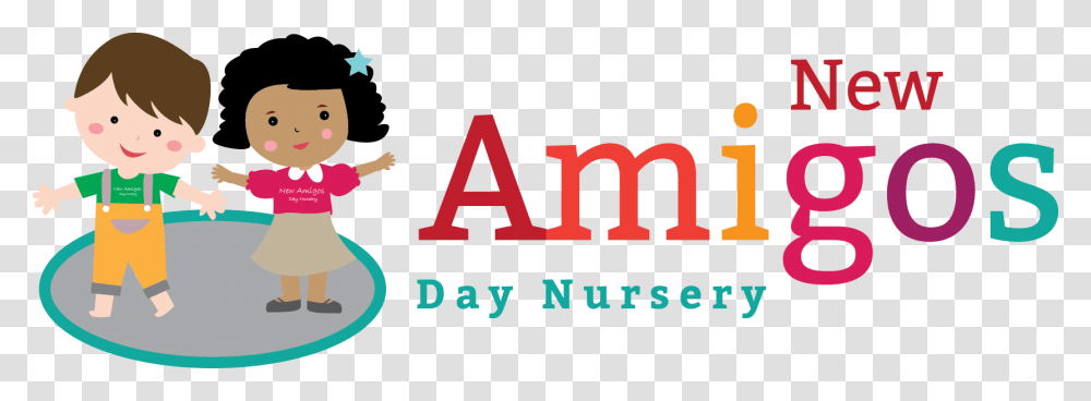 New Amigos Day Nursery, Logo, Word Transparent Png