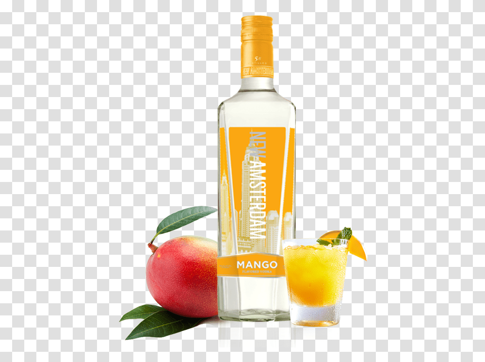 New Amsterdam Mango Vodka, Apple, Fruit, Plant, Food Transparent Png