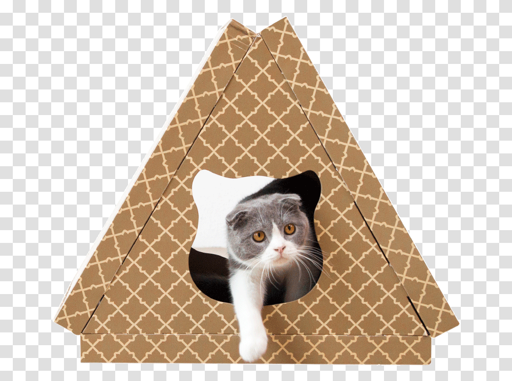 New Arrival Triangle Cat House Cat Gripper Claw Grinder Arrow Wind Icon, Pet, Mammal, Animal Transparent Png